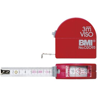 BMI M&egrave;tre-ruban  Viso 405341010 3 m acier