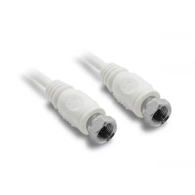 METRONIC  438035 Prolongateur Blanc (a connectique F) Male / male 5m