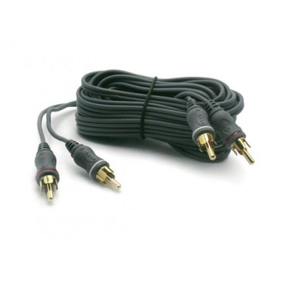 METRONIC  470066 Cordon audio Audio stereo 2 RCA males/ 2 RCA male 4m