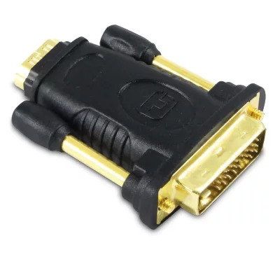 METRONIC  470302 Adaptateur DVI-D m&acirc;le Noir