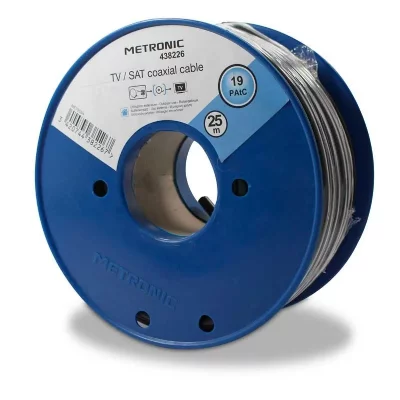 METRONIC  Cable Coaxial Noir - 25M