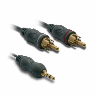 METRONIC  Cordon audio Jack 3,5 male ST / 2 RCA male 10 m 470081