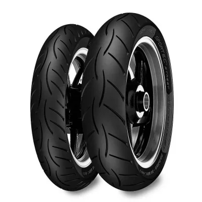 METZELER  SPORTEC STREET 70/90-17 TL 38S, Pneu moto Arri&egrave;re/Avant