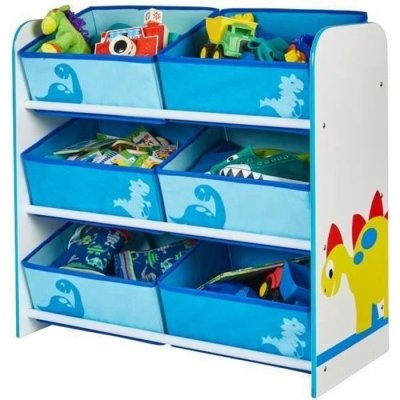 MOOSE TOYS WORLDS APART Meuble &agrave; 6 paniers dinosaure