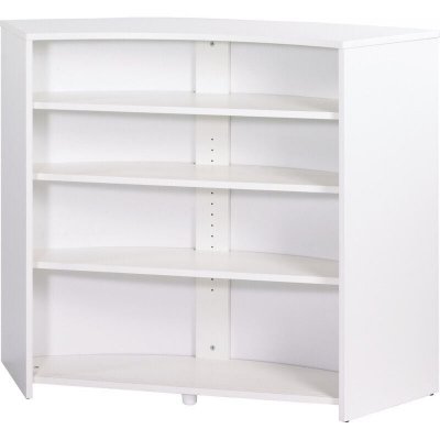 Meuble Bar, Meuble Comptoir Blanc 135 cm - Coloris: Rock 451