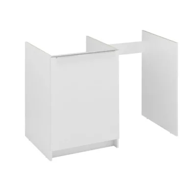 Meuble bas blanc 1 porte pour cuisinette - 120 x 86 x 59 cm - Moderna
