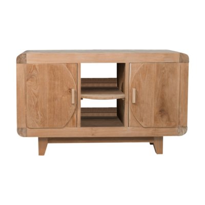 Meuble de salle de bain en teck R&eacute;tro 120cm - Marron