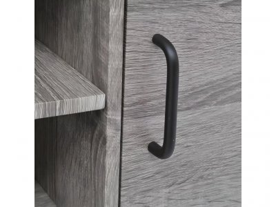 HELLOSHOP26 Meuble t&eacute;l&eacute; buffet tv t&eacute;l&eacute;vision design pratique 120 cm gris 2502259