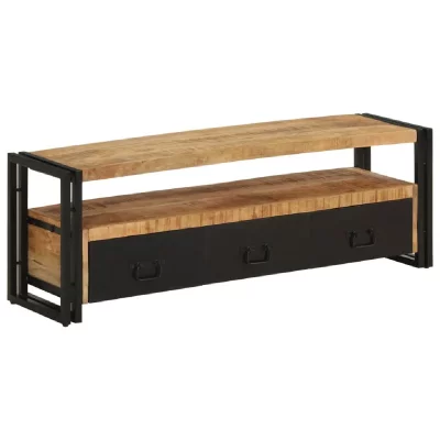 VIDAXL Meuble tv 120x30x40 cm Bois massif de manguier  n/a