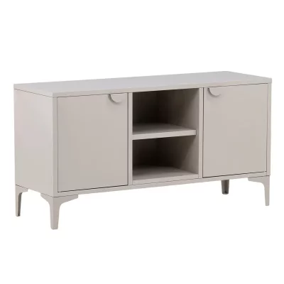 PARIS PRIX Meuble TV 2 Portes ""Piring"" 120cm Beige