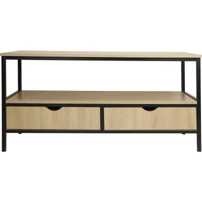 PALOZI HOME Meuble Tv Avec Tiroir Style Industriel ""detroit"" - 113 X 40 X 55 Cm - B