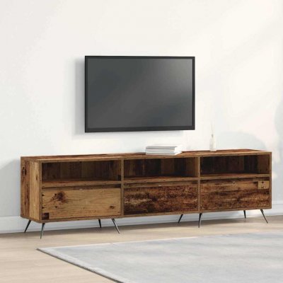VIDAXL Meuble TV Bois ancien 150 x 30 x 44,5 cm Bois d'ing&eacute;nierie 