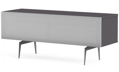 MELICONI Meuble tv bois et tissu acoustique gris daphn&eacute; 120 cm