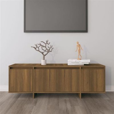  Meuble tv Ch&ecirc;ne marron 120x30x40,5 cm Agglom&eacute;r&eacute; Vidaxl Ch&ecirc;ne marron