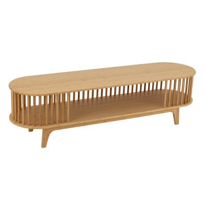PARIS PRIX Meuble Tv En Bambou ""live"" 150cm Naturel