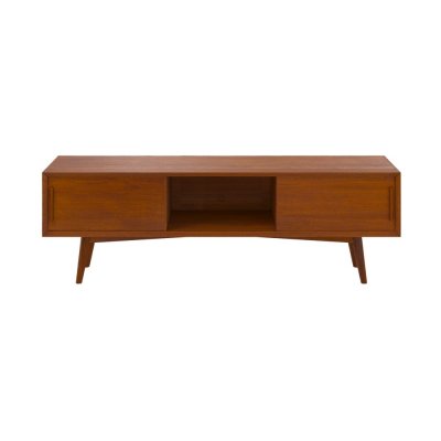 MAISON PAVANE Meuble TV en bois de teck massif 150 cm