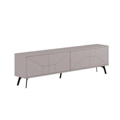 HABITAT ET JARDIN Meuble TV en bois ""Dune"" - 180 x 29 x 50 cm - Moka clair