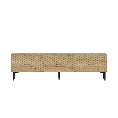 HABITAT ET JARDIN Meuble TV en bois ""Felix"" 160 x 31,4 x 44,1 cm - Ch&ecirc;ne saphir