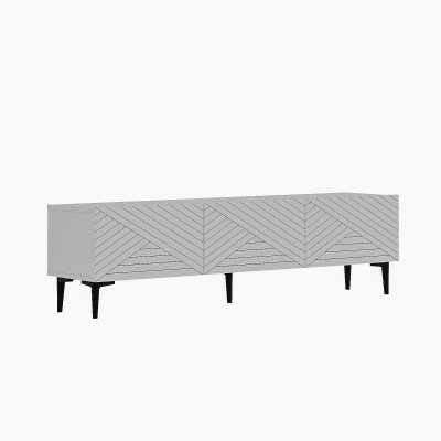 HABITAT ET JARDIN Meuble Tv En Bois ""felix"" - 160 X 31 X 44 Cm - Blanc