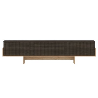 HABITAT ET JARDIN Meuble TV en bois ""Hege"" - 180 x 30 x 44 cm - Marron