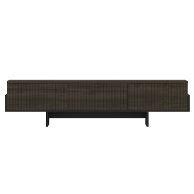 HABITAT ET JARDIN Meuble Tv En Bois ""hege"" - 180 X 30 X 44 Cm - Noir
