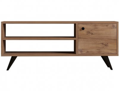 HABITAT ET JARDIN Meuble TV en bois Jena - 120 x 29 x 50 cm - Pin Atlantique
