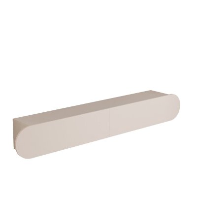 HANAH HOME Meuble Tv En Bois ""lum1"" - 180 X 31 X 29 Cm - Cr&egrave;me