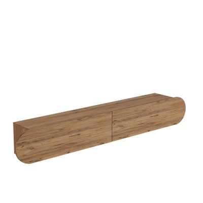HANAH HOME Meuble Tv En Bois ""lum1"" - 180 X 31 X 29 Cm - Marron