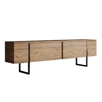 ASIR GROUP LLC Meuble TV en bois Luxe 180 x 30 x 50 cm - Pin atlantique