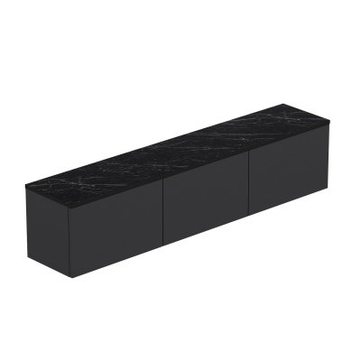 HANAH HOME Meuble Tv En Bois ""neon"" - 160 X 32 X 35 Cm - Anthracite