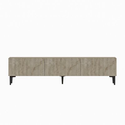 HANAH HOME Meuble TV en bois ""Oscar"" - 180 x 31 x 45 cm - Beige