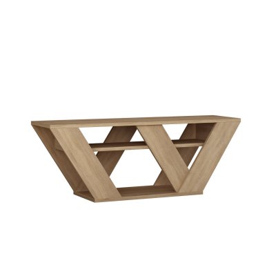 HANAH HOME Meuble Tv En Bois ""pipralla"" - 110 X 30 X 40 Cm - Ch&ecirc;ne