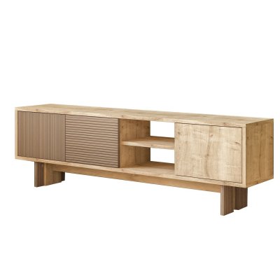 HABITAT ET JARDIN Meuble TV en bois ""Ravello"" - 150 x 30 x 45 cm - Beige