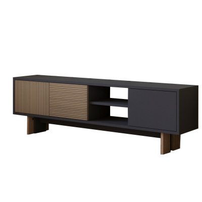 HABITAT ET JARDIN Meuble Tv En Bois ""ravello"" - 150 X 30 X 45 Cm - Marron