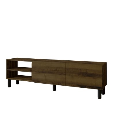 HANAH HOME Meuble Tv En Bois ""river"" - 150 X 31.4 X 48.2 Cm - Noyer Antique