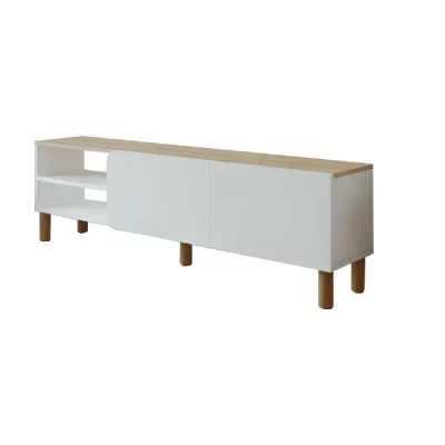 HABITAT ET JARDIN Meuble Tv En Bois ""river"" - 150 X 31 X 48 Cm - Blanc