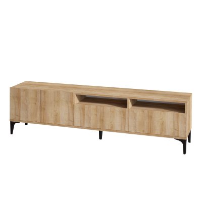 HANAH HOME Meuble Tv En Bois ""ross"" - 180 X 35 X 52 Cm - Ch&ecirc;ne