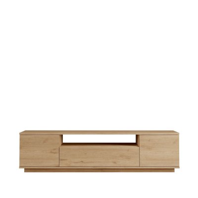 HANAH HOME Meuble Tv En Bois ""rowen"" - 180 X 44 X 44 Cm - Marron
