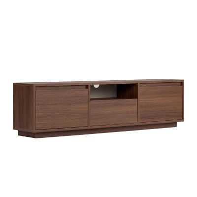 HANAH HOME Meuble TV en bois Sentinel - 160 x 30 x 42 cm - Marron