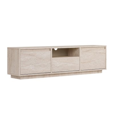 HANAH HOME Meuble Tv En Bois ""sentinel"" - 160 X 30 X 42 Cm - Travertin 