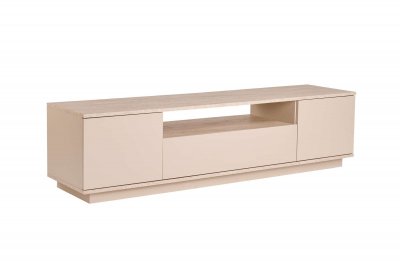 HANAH HOME Meuble TV en bois ""Veramont"" - 180 x 44 x 44 cm - Beige