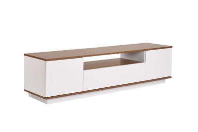 HANAH HOME Meuble TV en bois ""Veramont"" - 180 x 44 x 44 cm - Marron fonc&eacute;