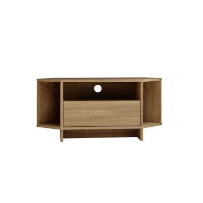 HANAH HOME Meuble Tv En Bois ""viva"" - 95 X 35 X 45 Cm - Beige