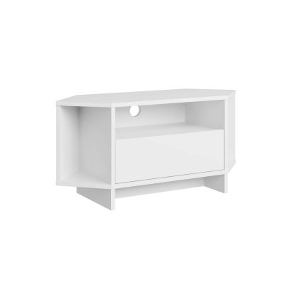 HABITAT ET JARDIN Meuble TV en bois ""Viva"" - 95 x 35 x 45 cm - Blanc