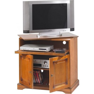 ACTUAL DIFFUSION MEUBLE TV HIFI STYLE LOUIS PHILIPPE 2 PORTES