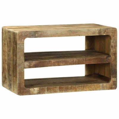 VIDAXL Meuble Tv Marron 60 X 32 X 36 Cm Bois De Manguier Massif 