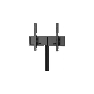 LES TENDANCES Meuble TV MELICONI TV BRACKET AND ROTATIVE COLUMN BLACK