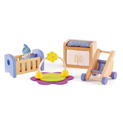 HAPE Meubles Maison De Poup&eacute;e Chambre B&eacute;b&eacute;