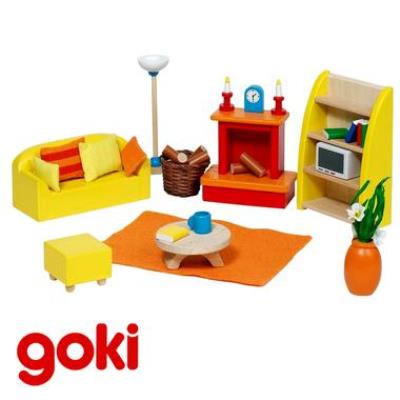 GOKI Meubles S&eacute;jour Moderne Pour Maison De Poup&eacute;e