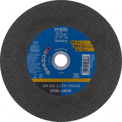PFERD Meule &agrave; tron&ccedil;onner droite A24PPSF-INOX 230x2,5mm  1 PCS